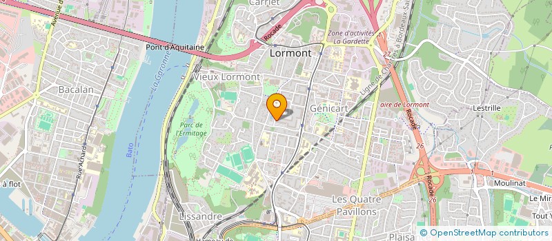 localisation de l'entreprise MONSIEUR MARC-AURELE DE SOUZA  LORMONT