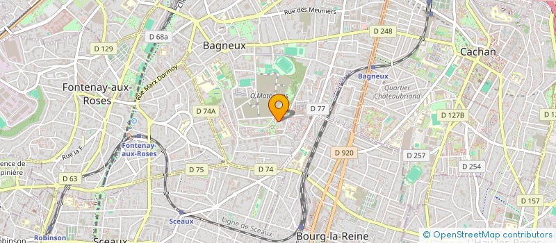 localisation de l'entreprise MONSIEUR MARC AVIOTTE  BAGNEUX