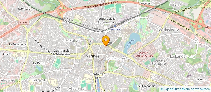 localisation de l'entreprise MONSIEUR MARC AWENENGO DALBERTO  VANNES