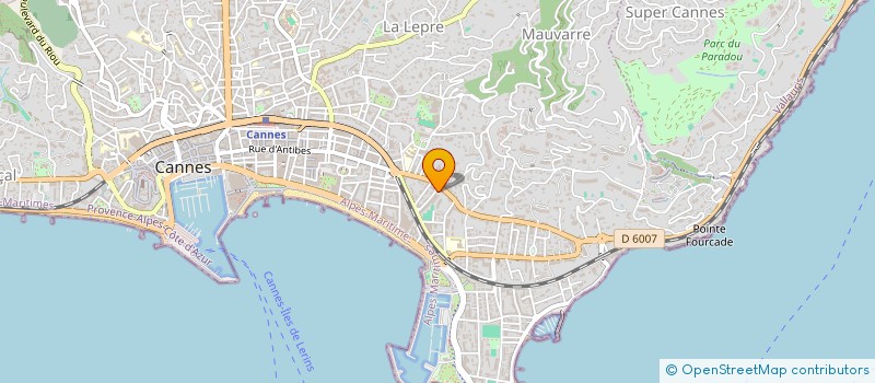 localisation de l'entreprise MONSIEUR MARC AYAD à CANNES