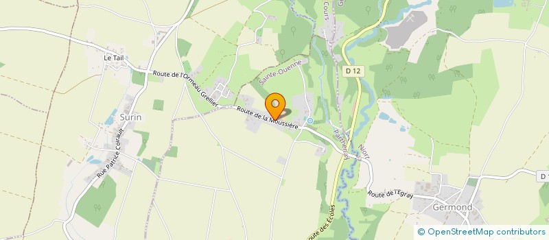 localisation de l'entreprise MONSIEUR MARC AYRAULT  SAINTE-OUENNE