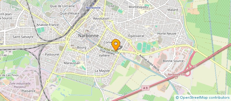 localisation de l'entreprise MONSIEUR MARC AZEMA à NARBONNE