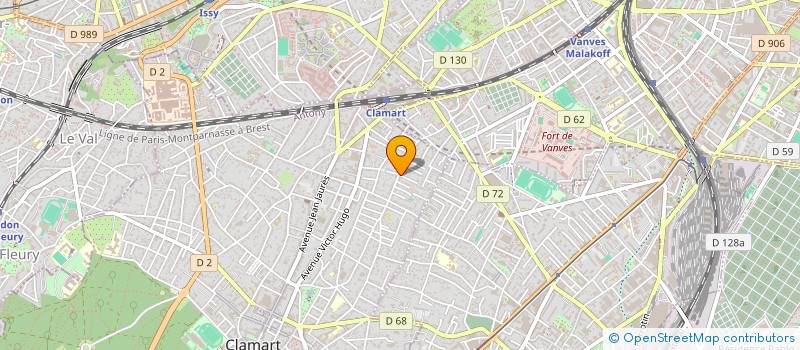 localisation de l'entreprise MONSIEUR MARC AZOULAY à CLAMART