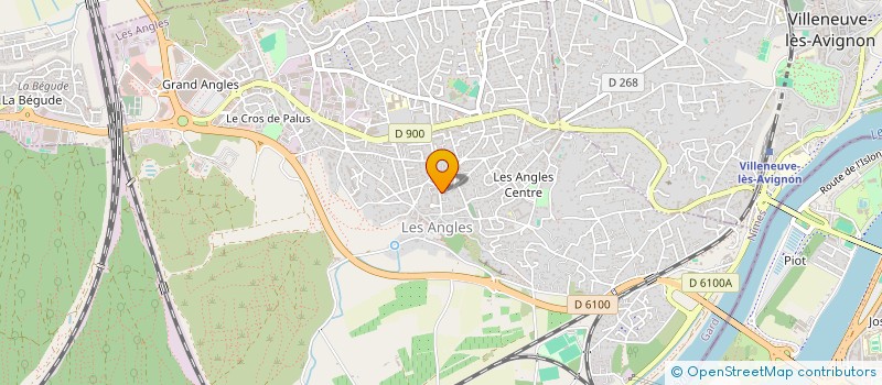localisation de l'entreprise MONSIEUR MARC AZOULAY à LES ANGLES