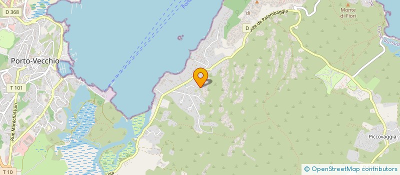 localisation de l'entreprise MONSIEUR MARC AZZENA  PORTO-VECCHIO