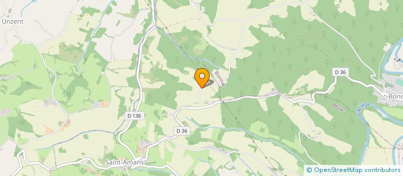 localisation de l'entreprise MONSIEUR MARC BACQUIE  BEZAC