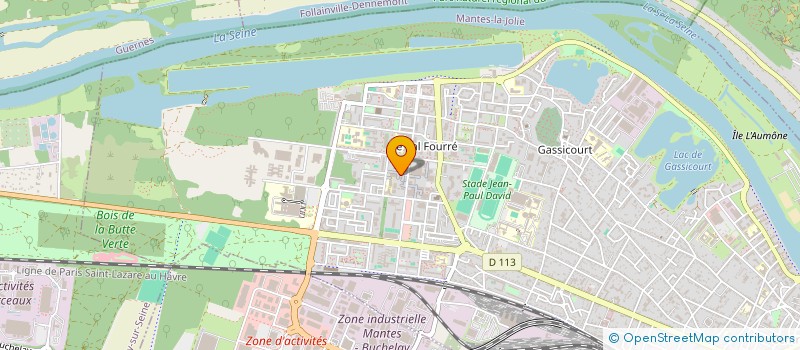 localisation de l'entreprise MONSIEUR MARC BADIABO  MANTES-LA-JOLIE