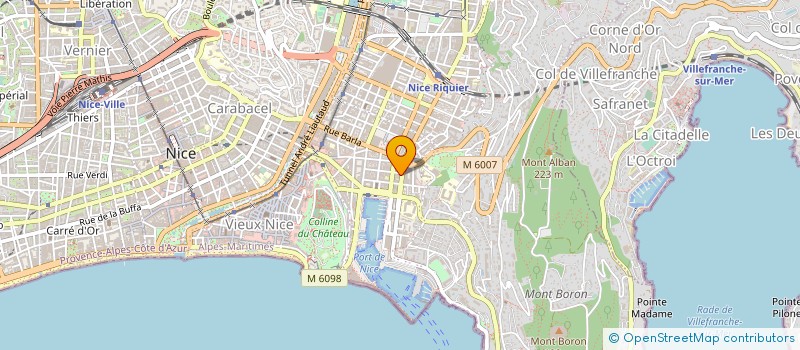 localisation de l'entreprise MONSIEUR MARC BAGNINI à NICE
