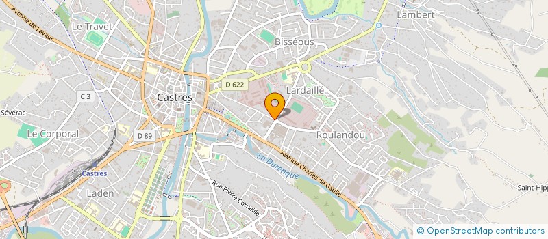 localisation de l'entreprise MONSIEUR MARC BAILLET  CASTRES