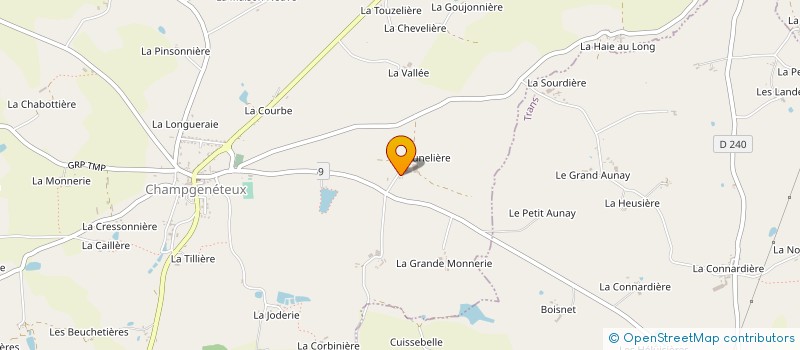 localisation de l'entreprise MONSIEUR MARC BAINARD à CHAMPGENETEUX