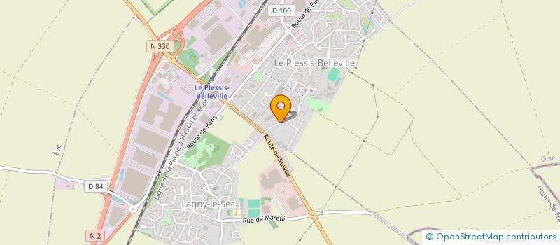 localisation de l'entreprise MONSIEUR MARC BALCON  LE PLESSIS-BELLEVILLE