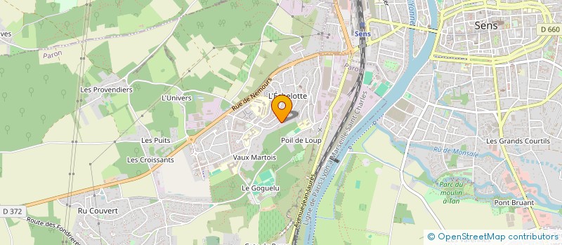 localisation de l'entreprise MONSIEUR MARC BALLARD  PARON