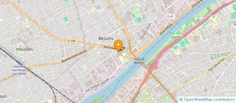 localisation de l'entreprise MONSIEUR MARC BARDOUX à BEZONS