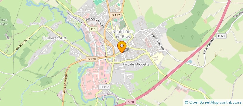localisation de l'entreprise MONSIEUR MARC BARETTE à NEUFCHATEL-EN-BRAY