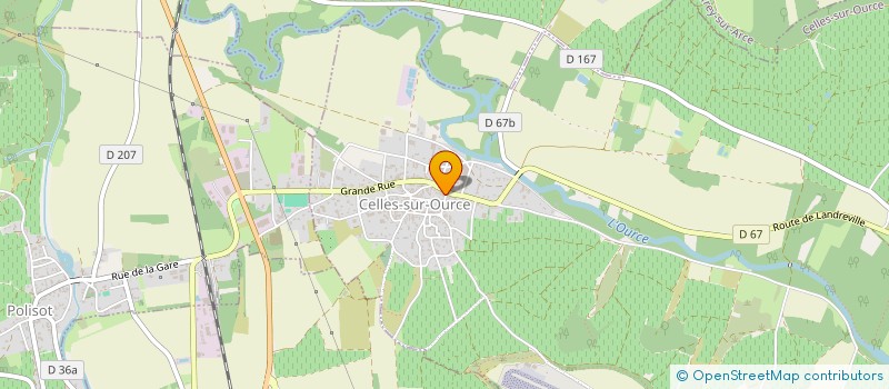 localisation de l'entreprise MONSIEUR MARC BARONI à CELLES-SUR-OURCE