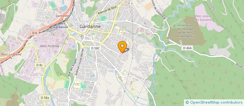 localisation de l'entreprise MONSIEUR MARC BARRE à GARDANNE