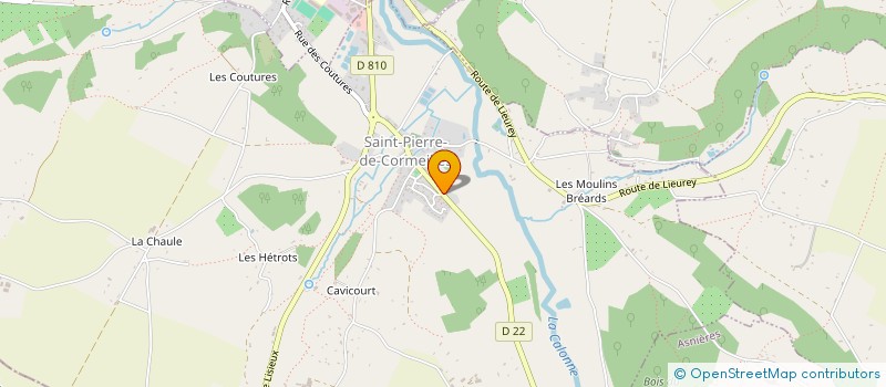 localisation de l'entreprise MONSIEUR MARC BASLEY  SAINT-PIERRE-DE-CORMEILLES