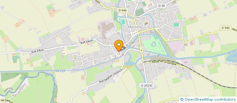 localisation de l'entreprise MONSIEUR MARC BASSIERE  MERVILLE