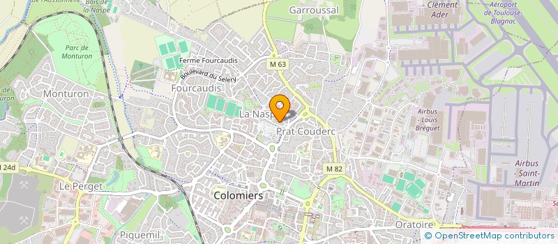 localisation de l'entreprise MONSIEUR MARC BATAILLE à COLOMIERS