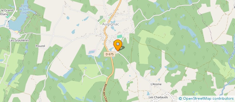 localisation de l'entreprise MONSIEUR MARC BATHEDOU  AUGIGNAC