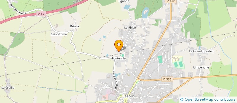 localisation de l'entreprise MONSIEUR MARC BATISSE  LEZOUX