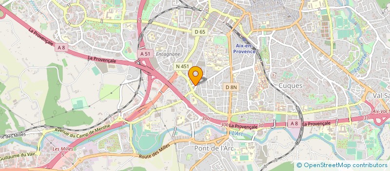localisation de l'entreprise MONSIEUR MARC BATTA à AIX-EN-PROVENCE