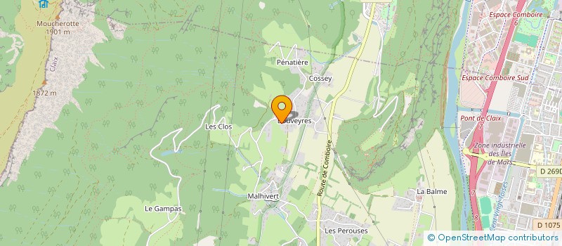 localisation de l'entreprise MONSIEUR MARC BATTANDIER  CLAIX