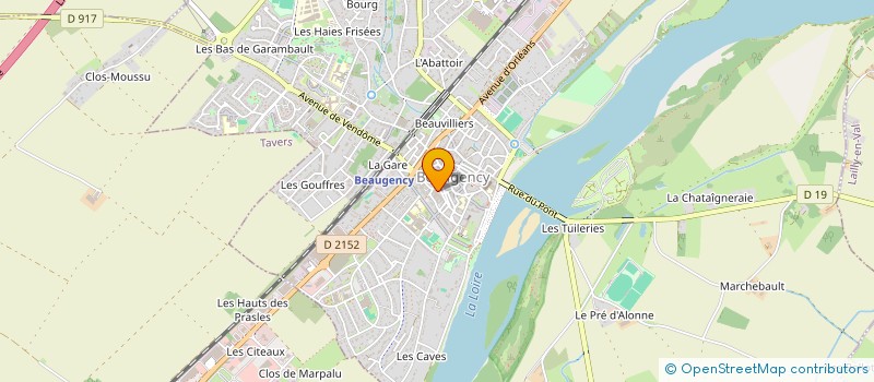 localisation de l'entreprise MONSIEUR MARC BAUDET  BEAUGENCY