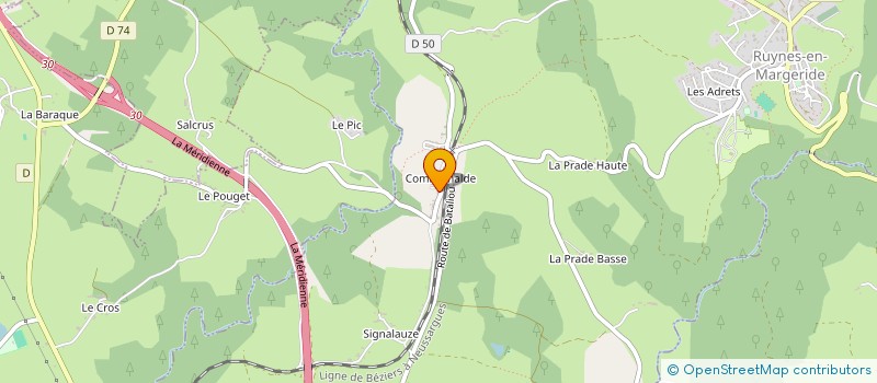 localisation de l'entreprise MONSIEUR MARC BAUDIN à CHALIERS