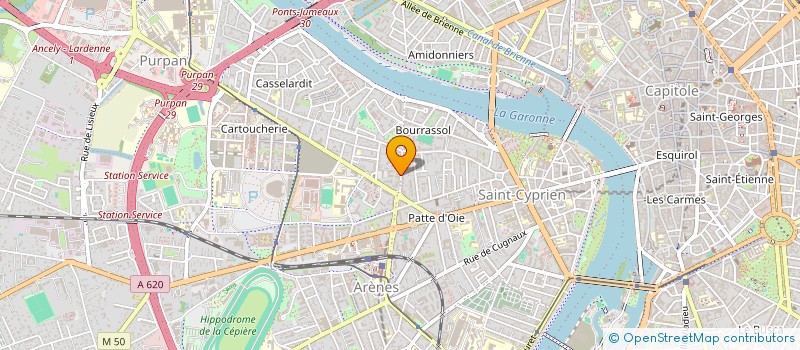 localisation de l'entreprise MONSIEUR MARC BAULET  TOULOUSE