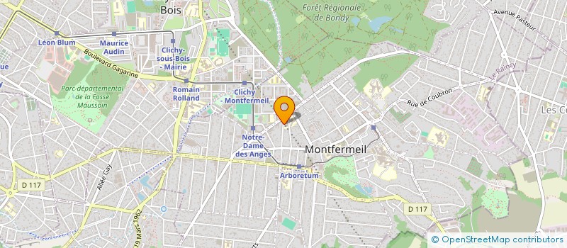 localisation de l'entreprise MONSIEUR MARC BAUMGERTNER  MONTFERMEIL
