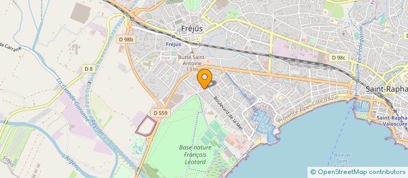 localisation de l'entreprise MONSIEUR MARC BEAINI à FREJUS