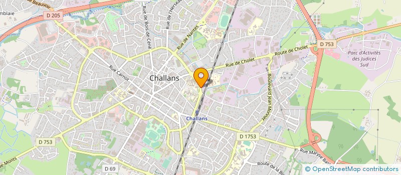 localisation de l'entreprise MONSIEUR MARC BEAUFILS à CHALLANS
