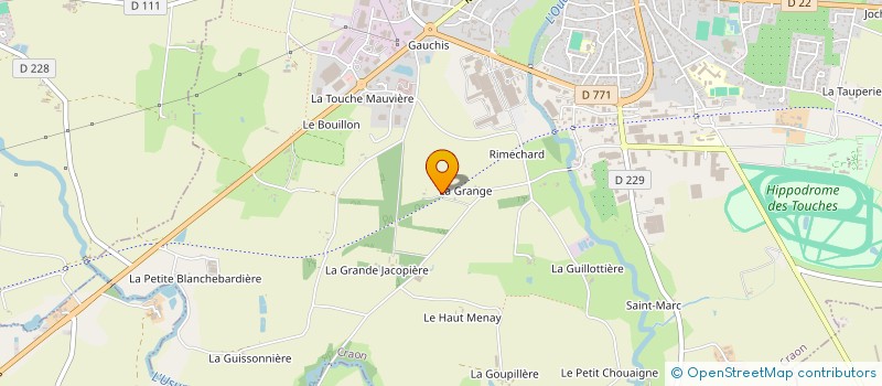 localisation de l'entreprise MONSIEUR MARC BEDIER  CRAON