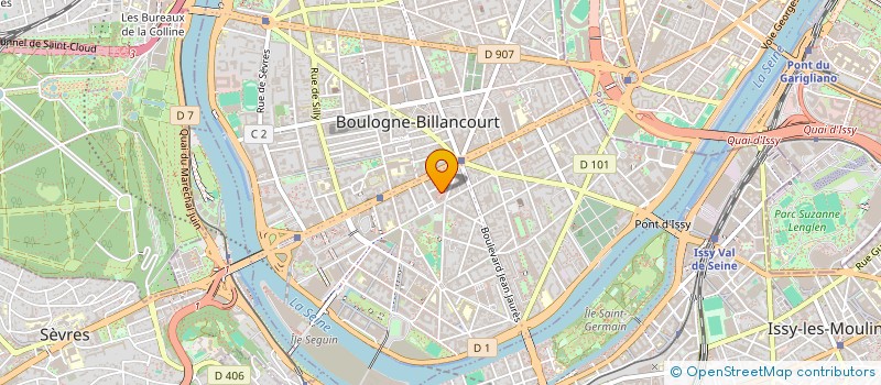 localisation de l'entreprise MONSIEUR MARC BEDROSSIAN à BOULOGNE-BILLANCOURT