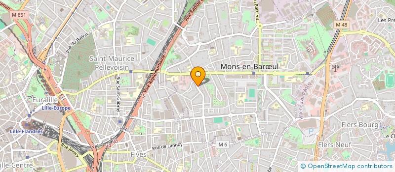 localisation de l'entreprise MONSIEUR MARC BEDU  MONS-EN-BARUL