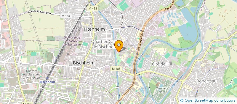 localisation de l'entreprise MONSIEUR MARC BEINZE  BISCHHEIM