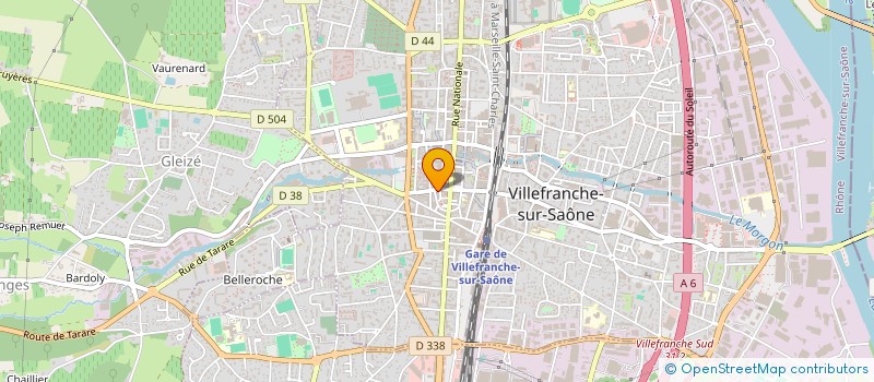 localisation de l'entreprise MONSIEUR MARC BEKALE  VILLEFRANCHE-SUR-SAONE