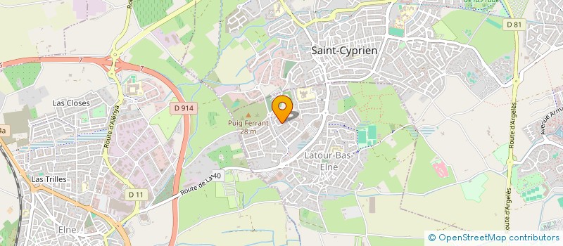 localisation de l'entreprise MONSIEUR MARC BELAKKDAR  SOREDE