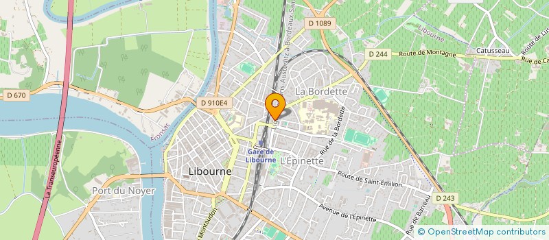 localisation de l'entreprise MONSIEUR MARC BELARBRE  LIBOURNE