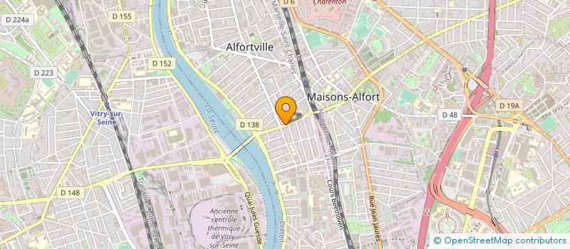 localisation de l'entreprise MONSIEUR MARC BELLEMARE à ALFORTVILLE