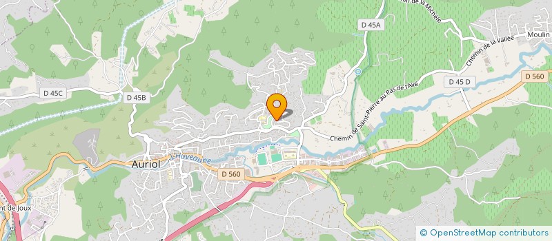 localisation de l'entreprise MONSIEUR MARC BELLON  AURIOL