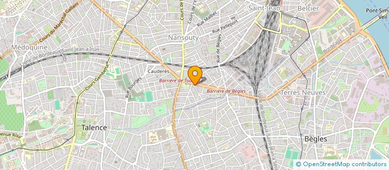 localisation de l'entreprise MONSIEUR MARC BELOMBO  BORDEAUX