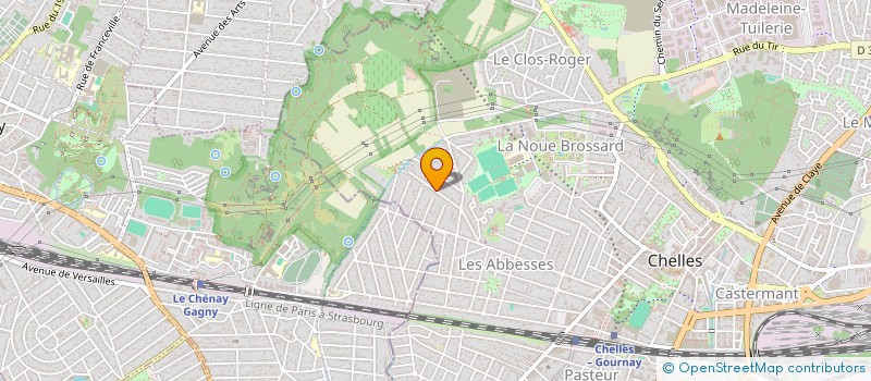 localisation de l'entreprise MONSIEUR MARC BELTRAMI  CHELLES