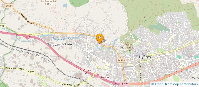 localisation de l'entreprise MONSIEUR MARC BELTRANDO  HYERES