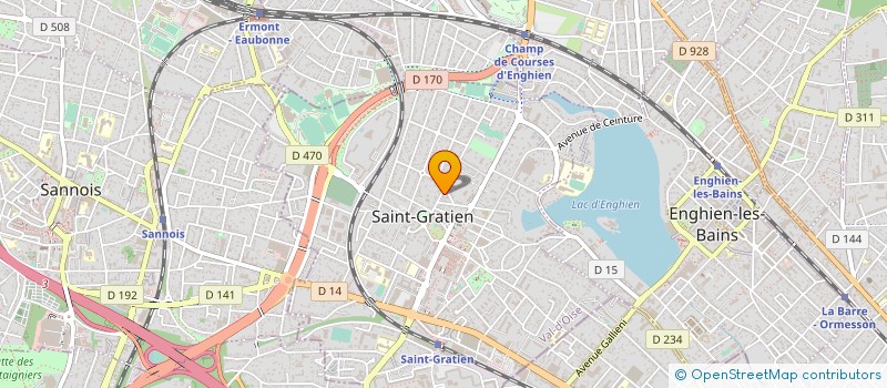 localisation de l'entreprise MONSIEUR MARC BENEDE  SAINT-GRATIEN