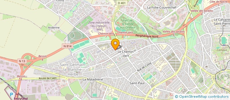 localisation de l'entreprise MONSIEUR MARC BERCHIO à CAEN