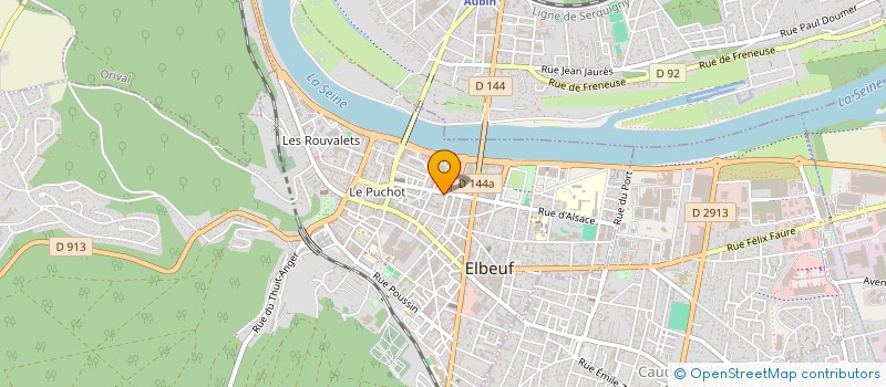 localisation de l'entreprise MONSIEUR MARC BEREL  ELBEUF