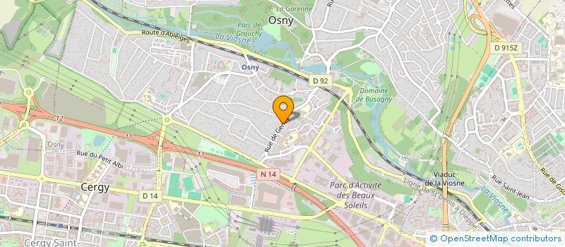 localisation de l'entreprise MONSIEUR MARC BERGE  SIGOULES-ET-FLAUGEAC