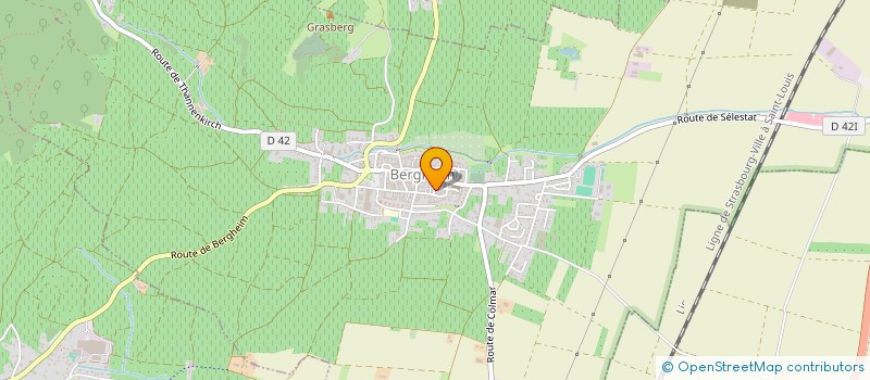 localisation de l'entreprise MONSIEUR MARC BERGER  BERGHEIM